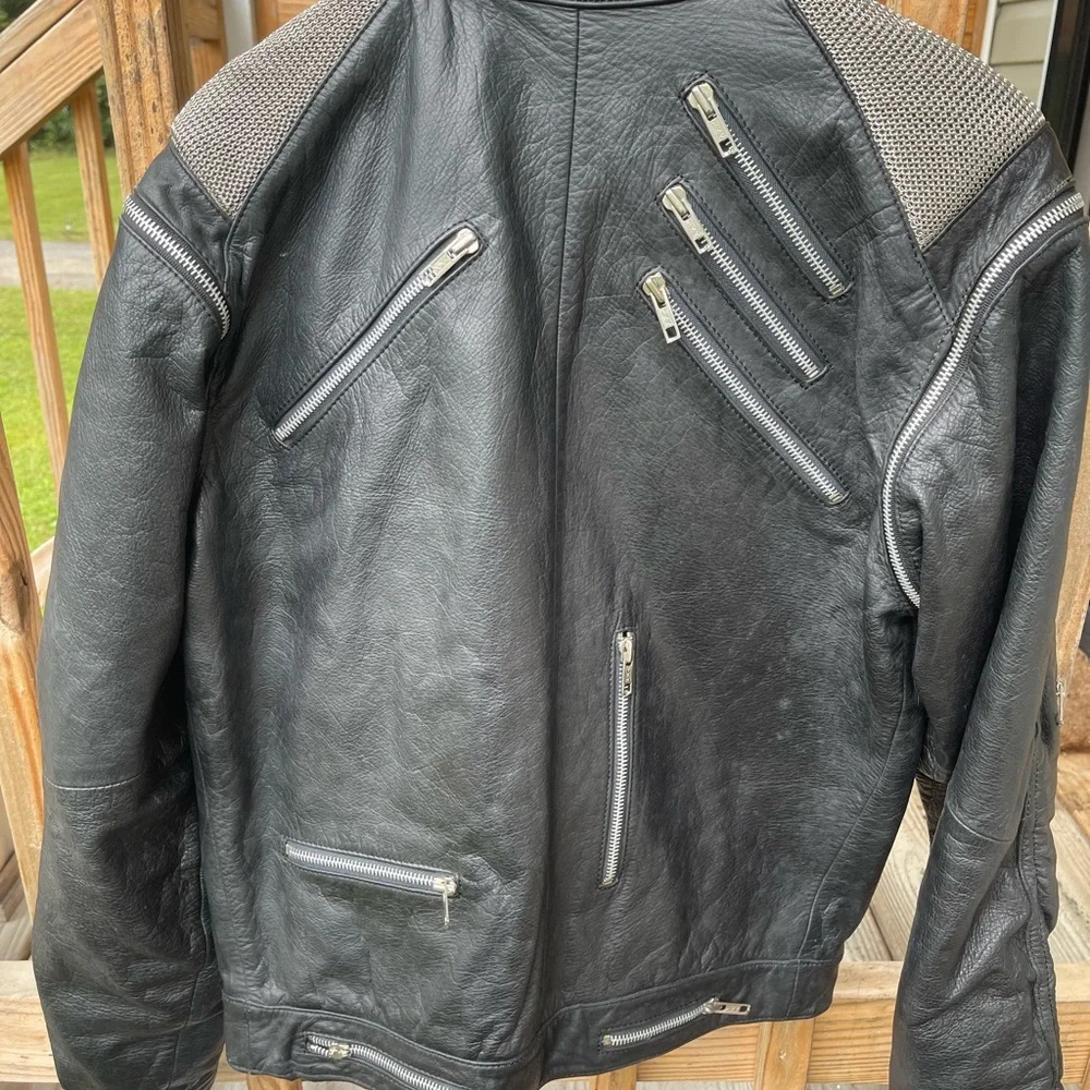 Vintage Micheal Jackson Beat It leather jacket size small - Picture 5 of 8